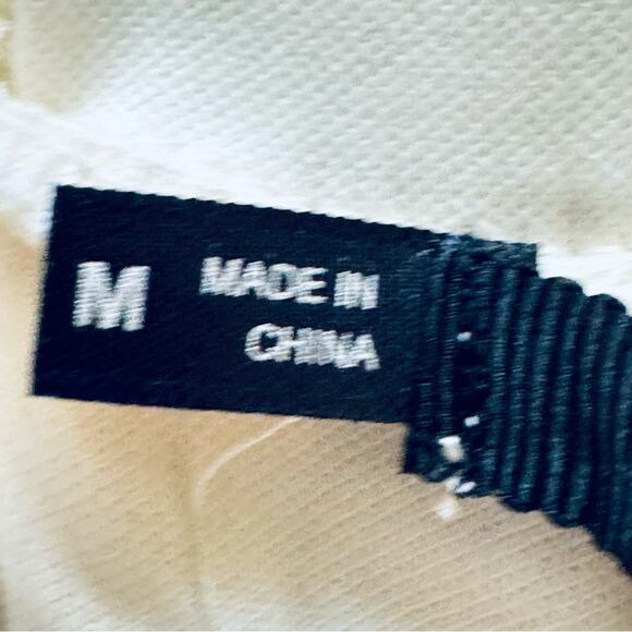 NWT Maurice's cream crocheted overlay midi pencil skirt size medium M
 b7 - Picture 3 of 5